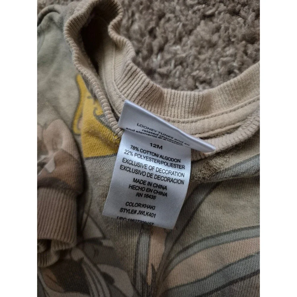 Disney baby looney tunes sweatshirt size 12 monthsn